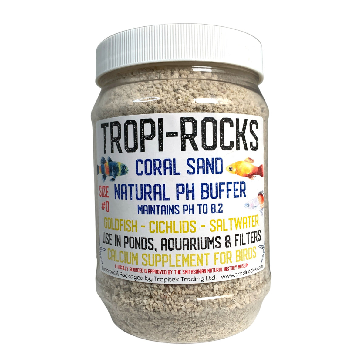 CALCIUM SAND #0 SUPER FINE - 1290g Average - PB1 JAR