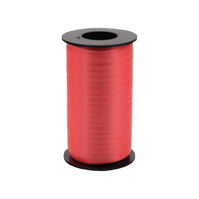 Reg. Curling Ribbon - Hot Red - 3/16 inches x 500 yards - Made in the USA