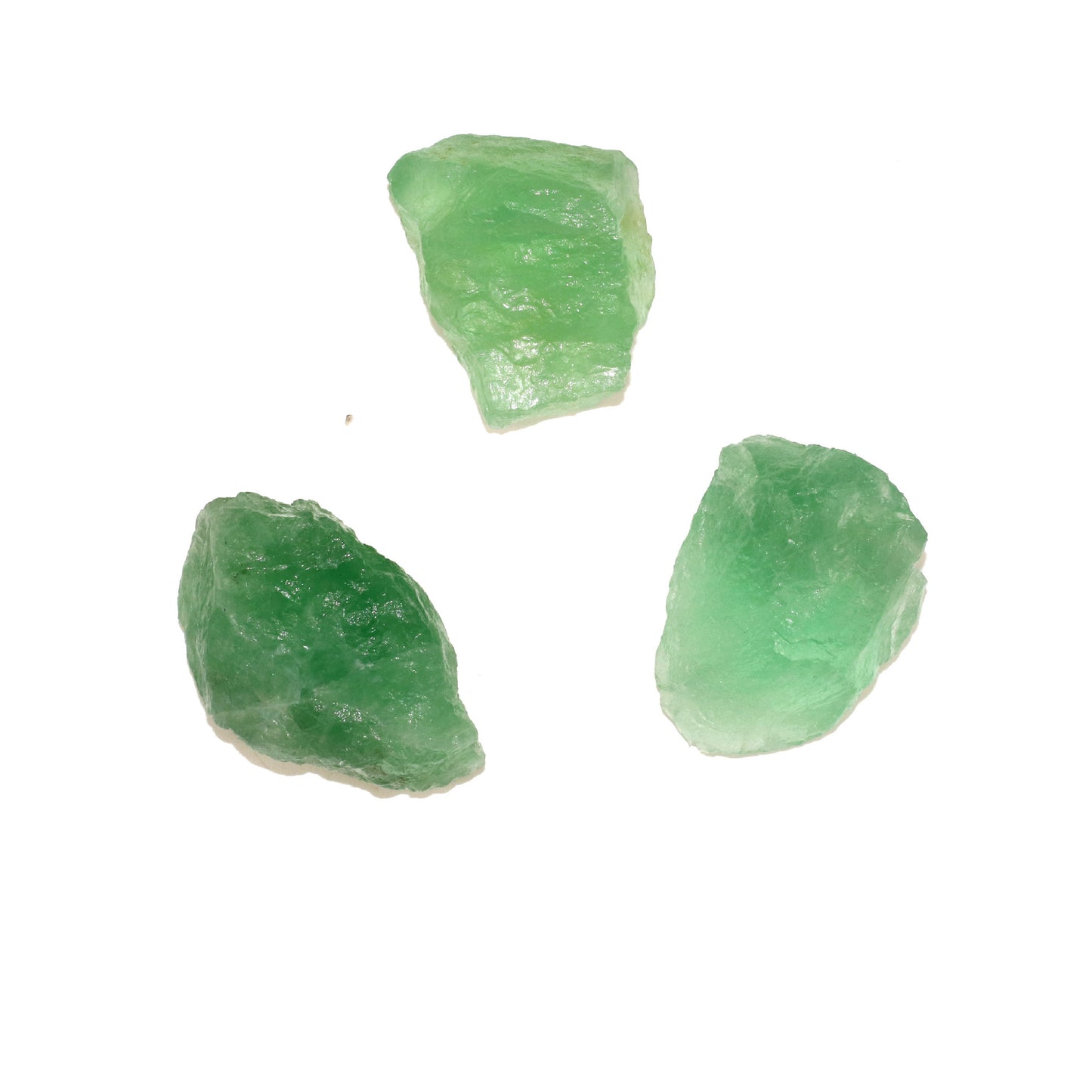Natural Rough Green Fluorite with Quartz Raw Stone - 4-6 cm Assorted Sizes - Sold by the kilo - China - tumbling rock
