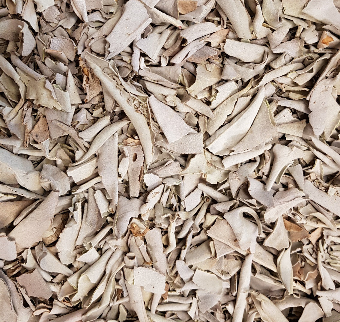 White Buffalo Sage Loose Leaves 1 lb per Bag (14 lbs. per master case)