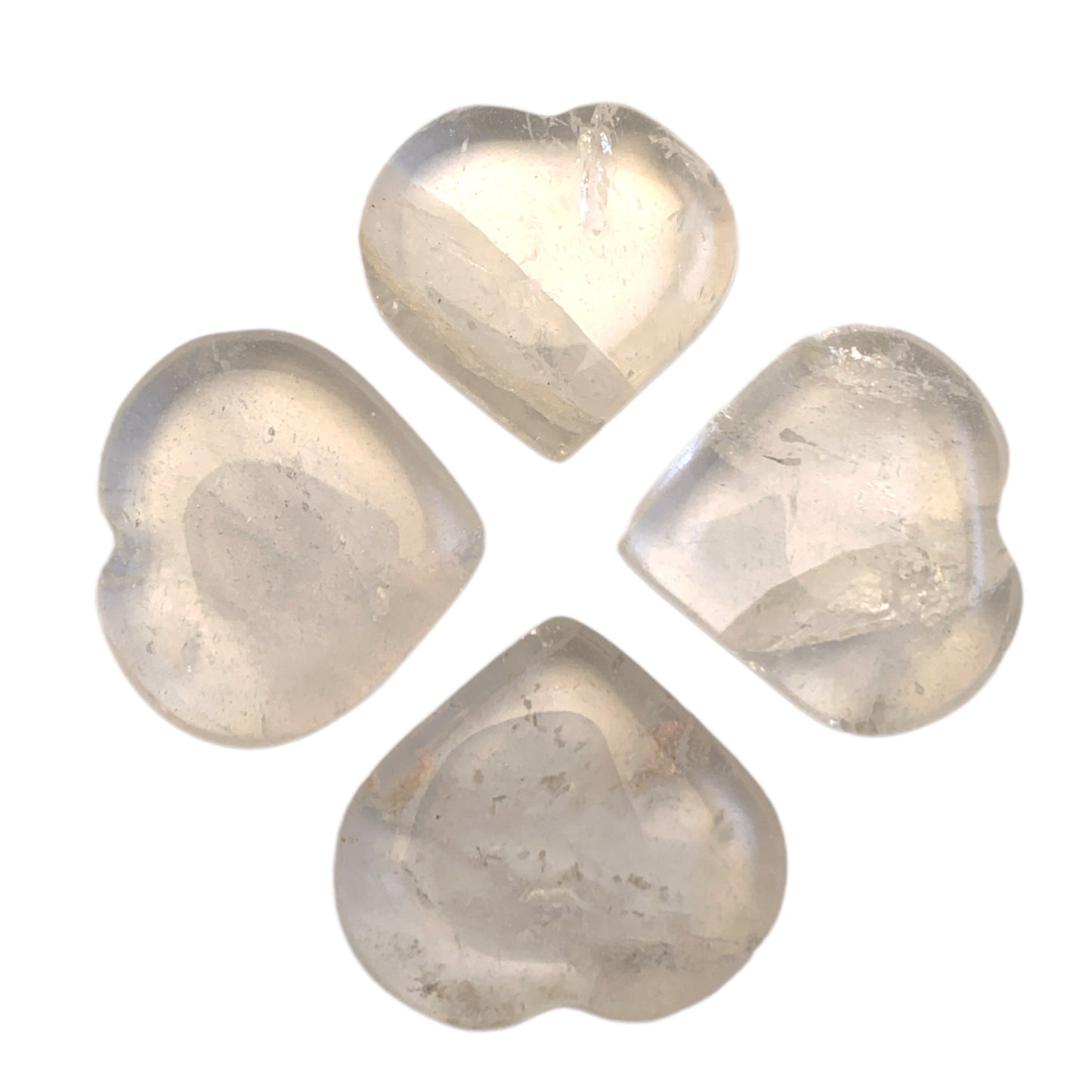 Small Clear Quartz Heart – 25-35mm (7 Grams)