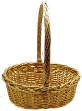 WILLOW OVAL BASKET 14 x 11 x 5 inches
(Fits 20 x 30 Cello bag)