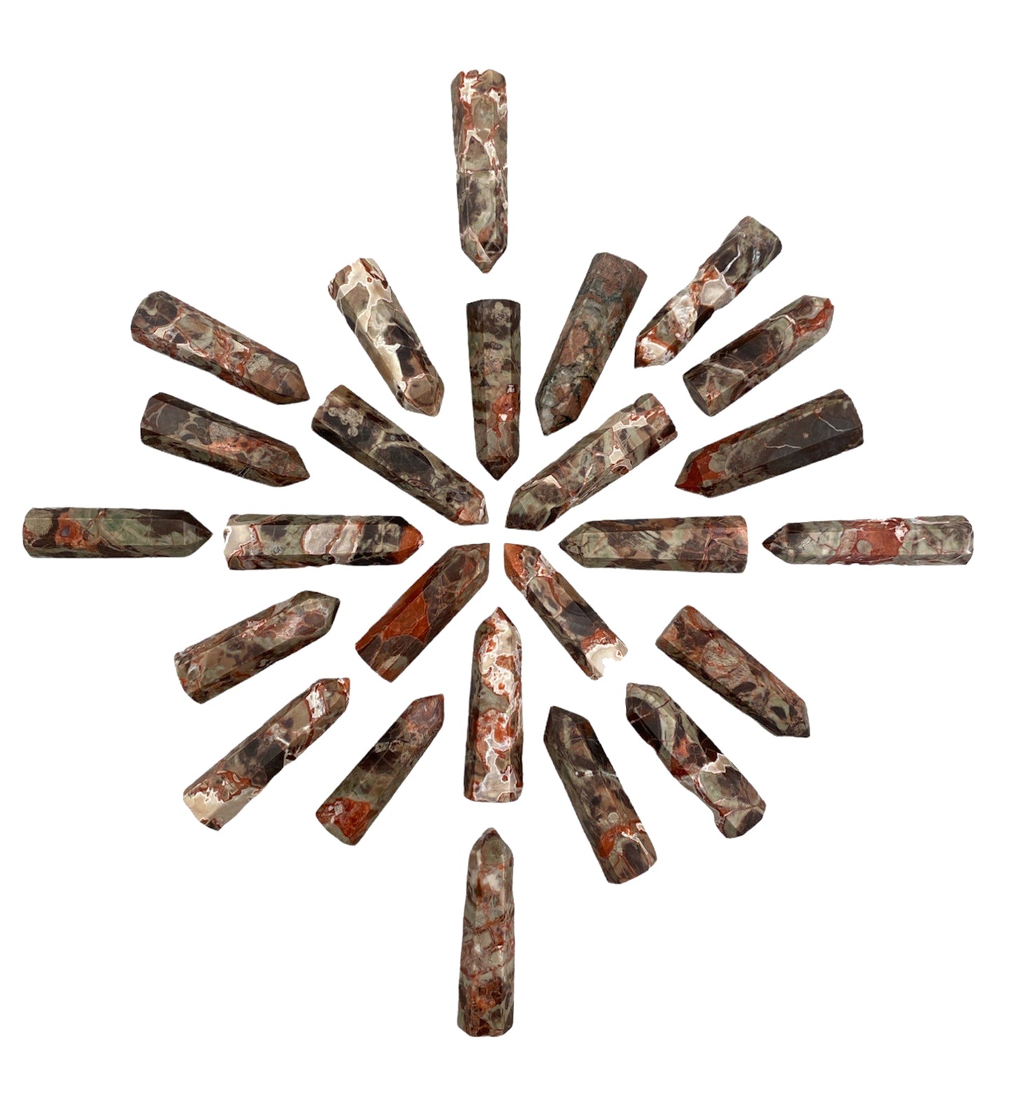 Blood Stone - 3 to 5 inches - Price per gram - India - NEW1020 - Polished Points