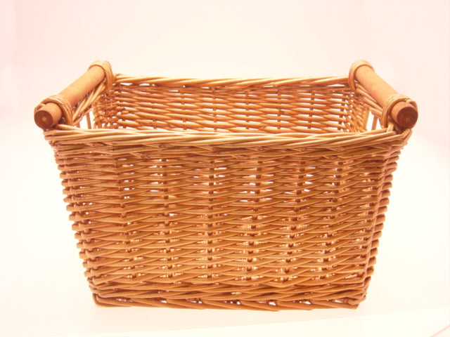 WILLOW RECT STORAGE BASKET HONEY 18x15 x10-5