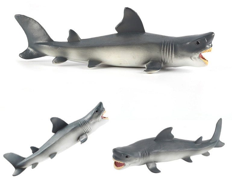 SHARK Mouth Open - Model Figure Toy ABS Plastic - 170x55x55mm