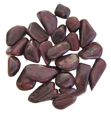 RUBY Tumbles Stones Hand Polished - 20 to 30mm - 500 Grams 1.1 lb - India - NEW1020