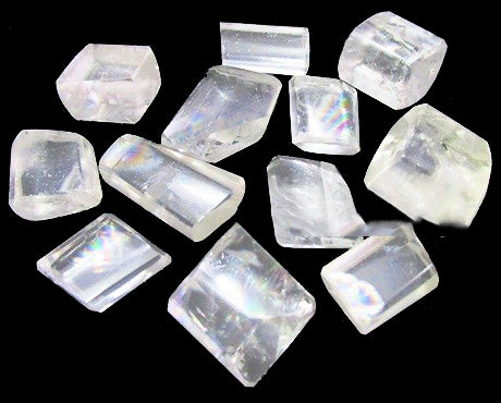 White Calcite Hand Polished Tumbled Stones 25-35mm - 500 Grams (1.1 LB.) - India
