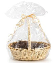 CELLO FLAT BAGS - 16 x 20 inch - CLEAR 1.2mil - FITS 8 inch basket (Sold in 100's)