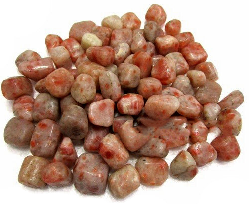 Sunstone Tumbled Stones 20 to 25mm - 500 Grams (1.1 LB.) - India