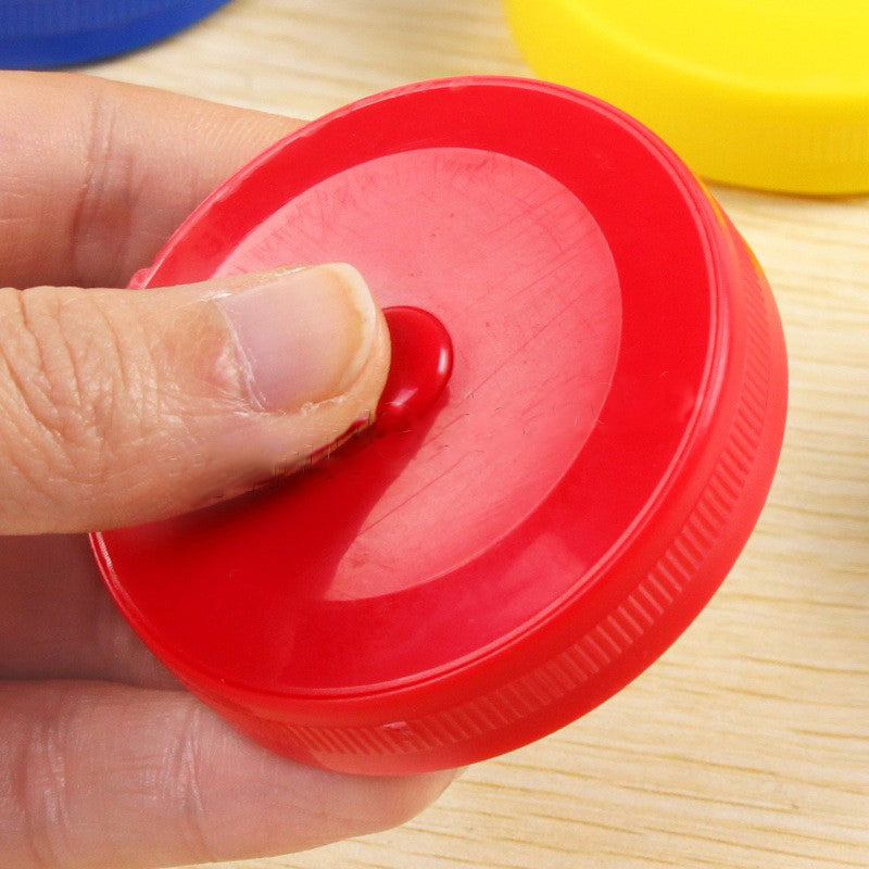 Tape Measure Round with Center Button - Red - Mini Retractable 36 inch - 5x1.2 cm - NEW424