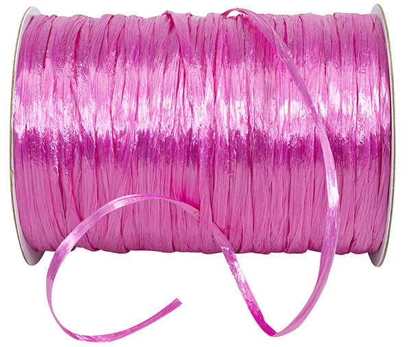 Pearlized Rayon Raffia - Azalea - 100 yards - Wraphia