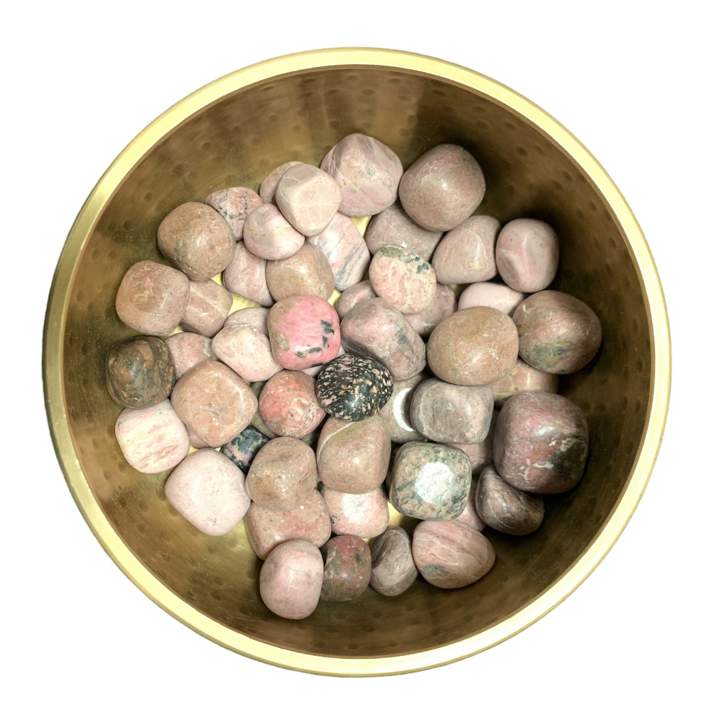 Rhodonite B Tumbled Stones - Medium 20 - 30 mm - 500g - India - NEW1222