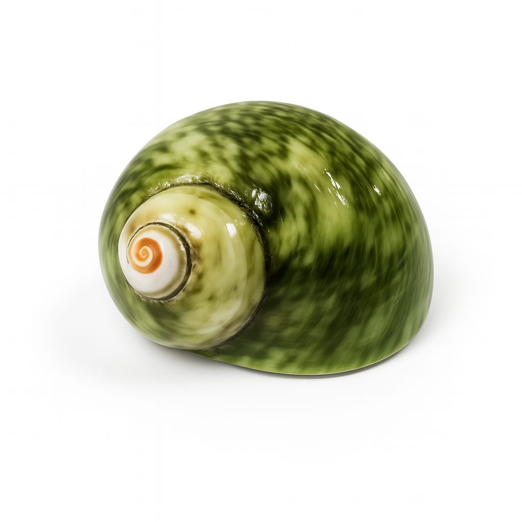 Green Turbo Cinerius Shells - .75 to 1 inch