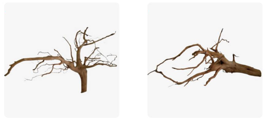 32 to 40 inch 1lb. Spiderwood Driftwood - XXL 80 to 100cm (Order quantity of pieces required. We will update the weight upon shipping.)