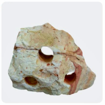 Rainbow Stone with 3 Hole Drilled - Mixed Color - Indonesa - NEW1023