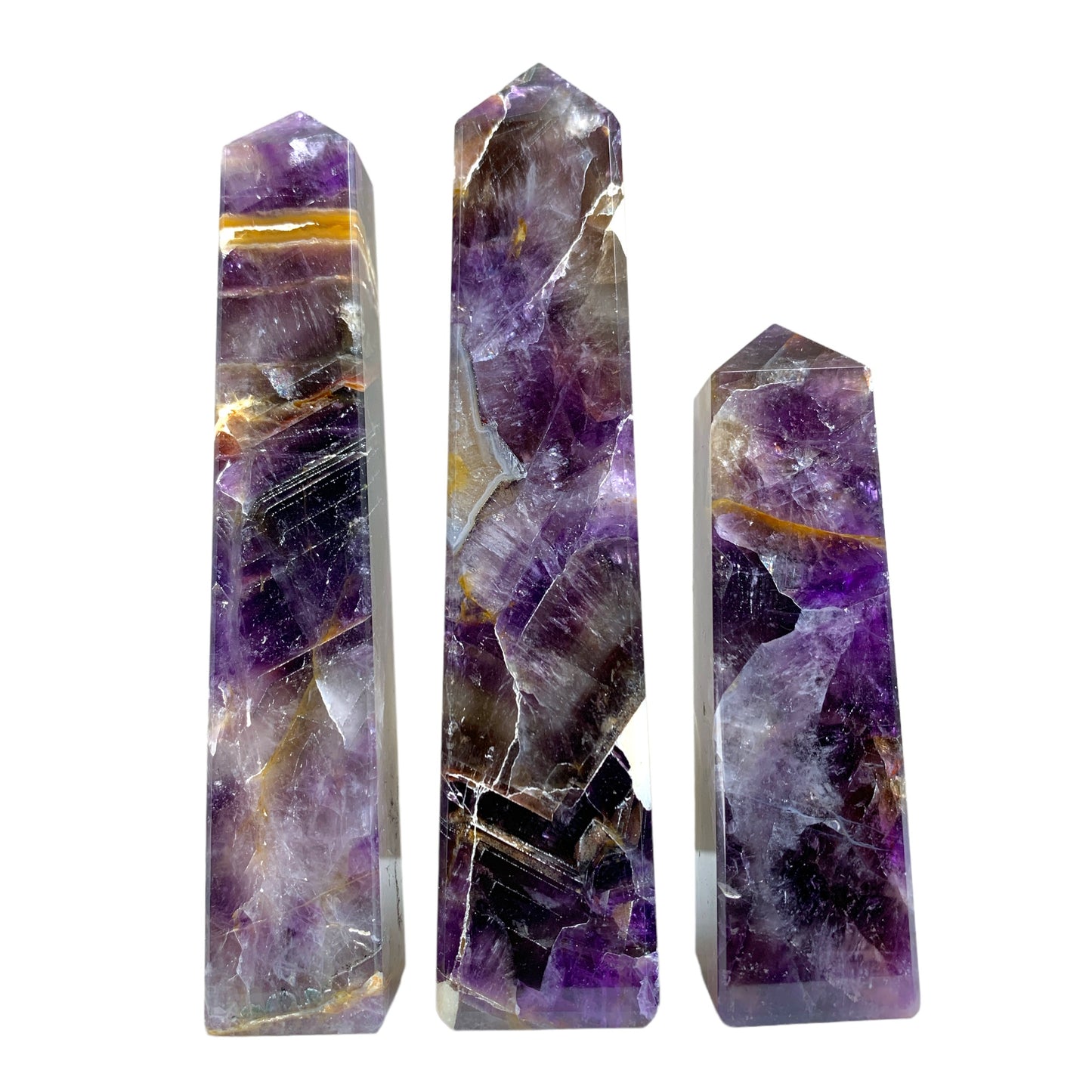 Amethyst - 3 to 5 inches - Price per gram (Ex. 80g = $9.60 each) - Polished Towers