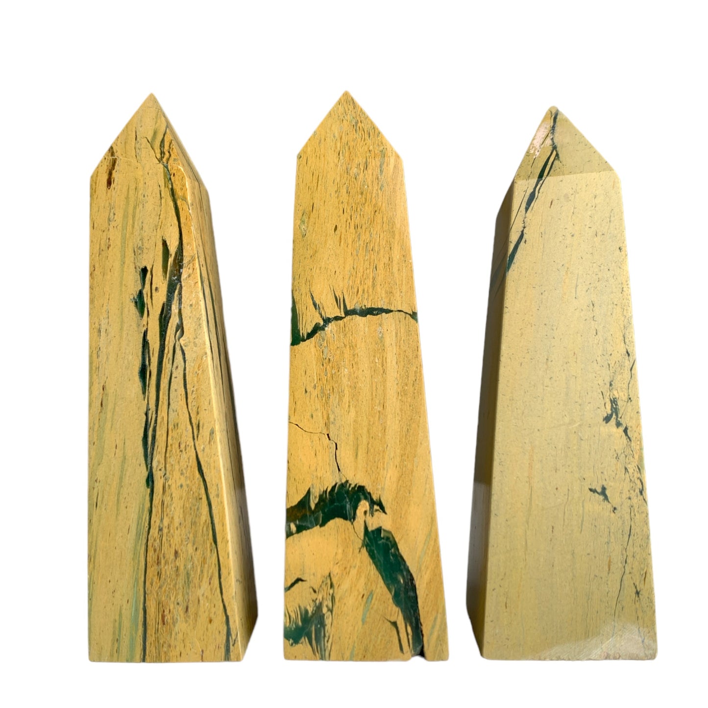 Green Opal - 70 - 90mm - Price per gram - China - NEW622 - Polished Towers Points