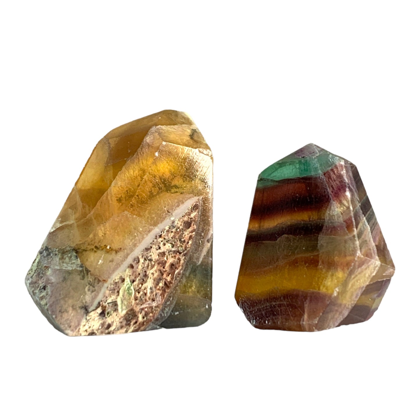 Fluorite Multi Chunky Points - 45-65mm (12-15pcs per kg) - Price per gram - NEW1020 - Polished Points