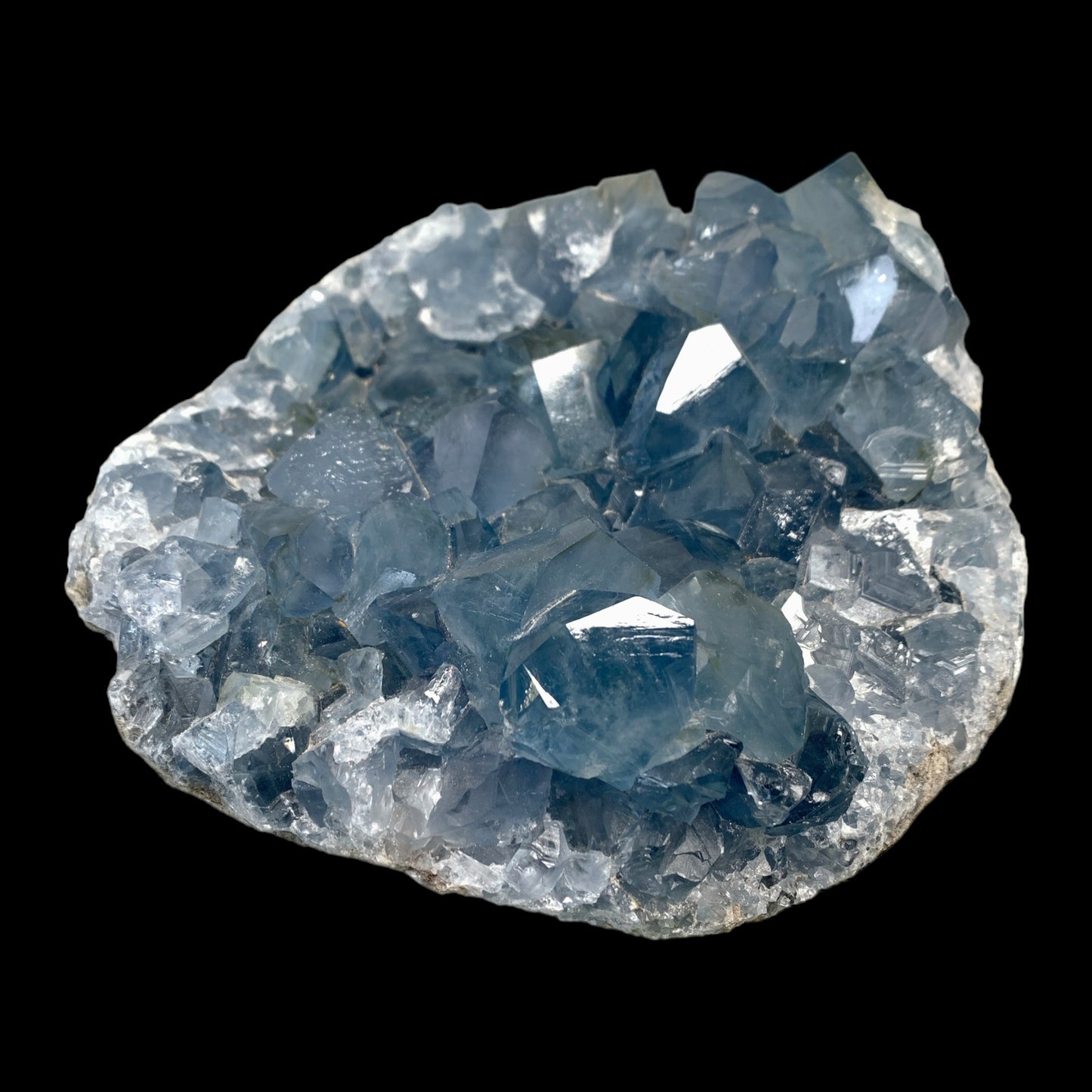 AAA Quality Celestite Druze Crystal Geode - 3197g - 7.04lb - 6.75 inch -Madagascar