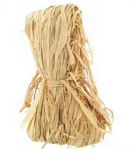 NATURAL RAFFIA trimmed - 1 KG Bundle