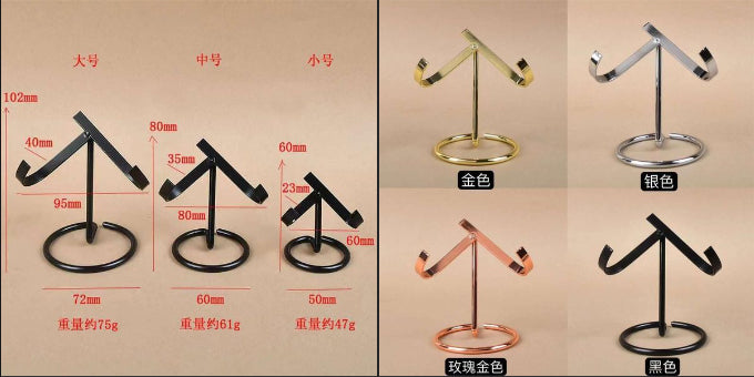 Large Silver Metal Display Stand - 95x102 with 72mm Base - China - NEW224