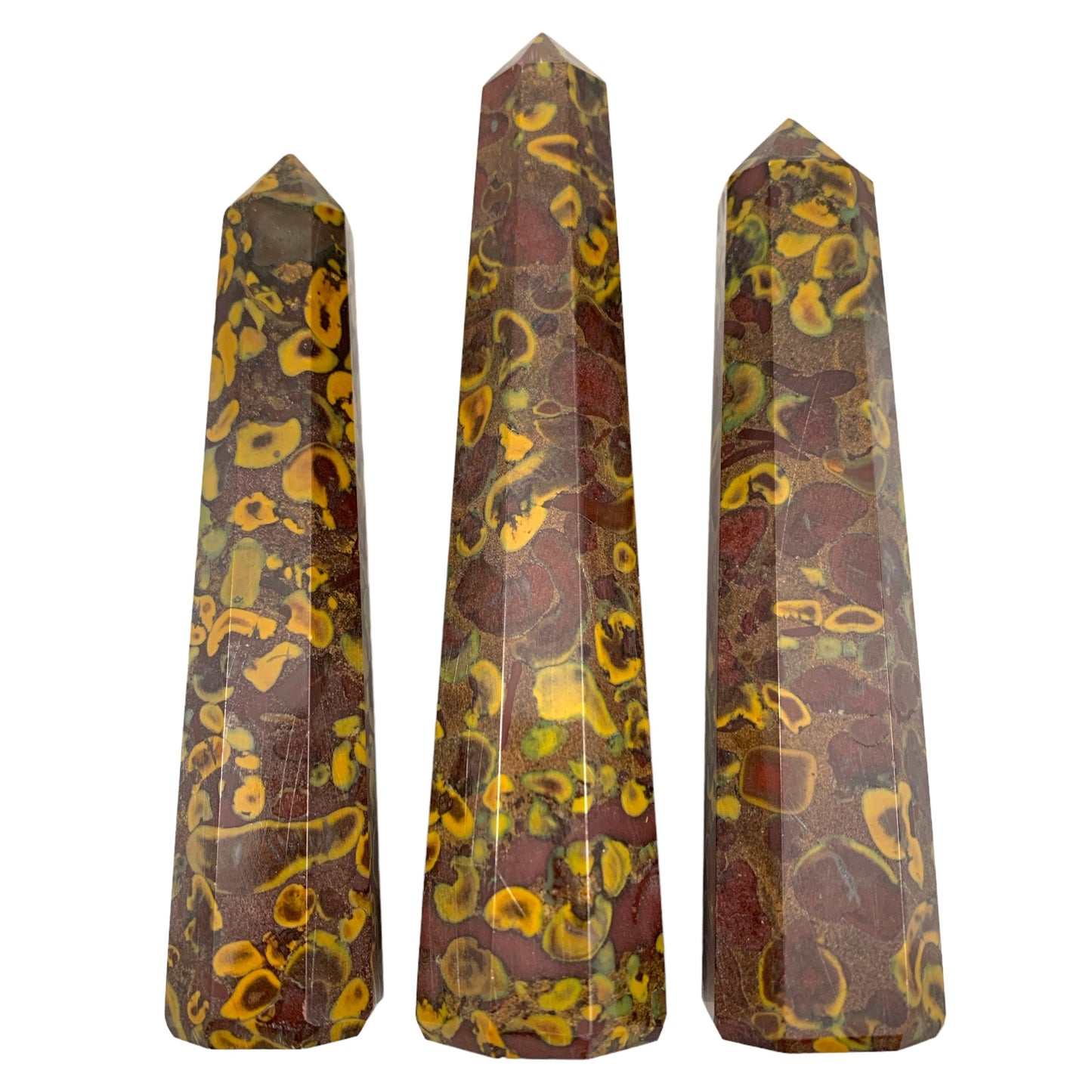Ajooba Jasper - Polished Points - 3 to 5 inches - Price per gram per piece