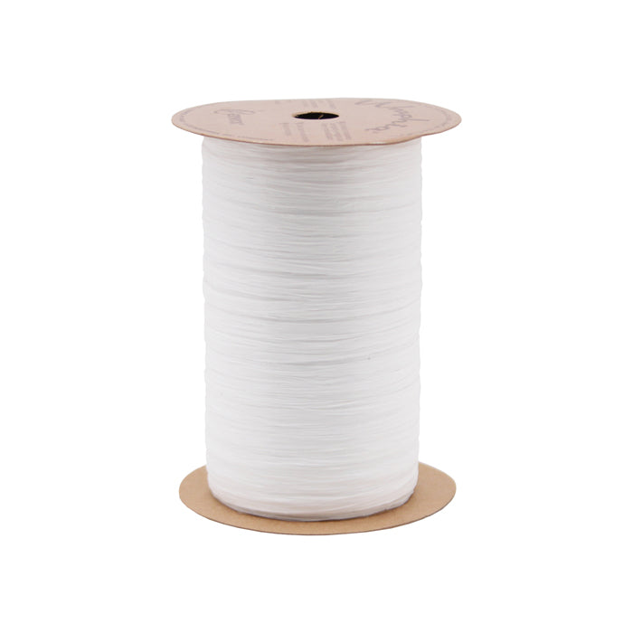 Matte Rayon Raffia - White - 100 yards – Tropitek-Wholesale