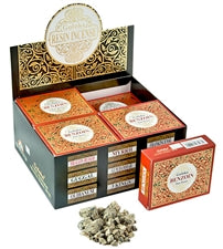 Goloka Benzoin Resin Incense - Display Box With 12 Packs 50 grams