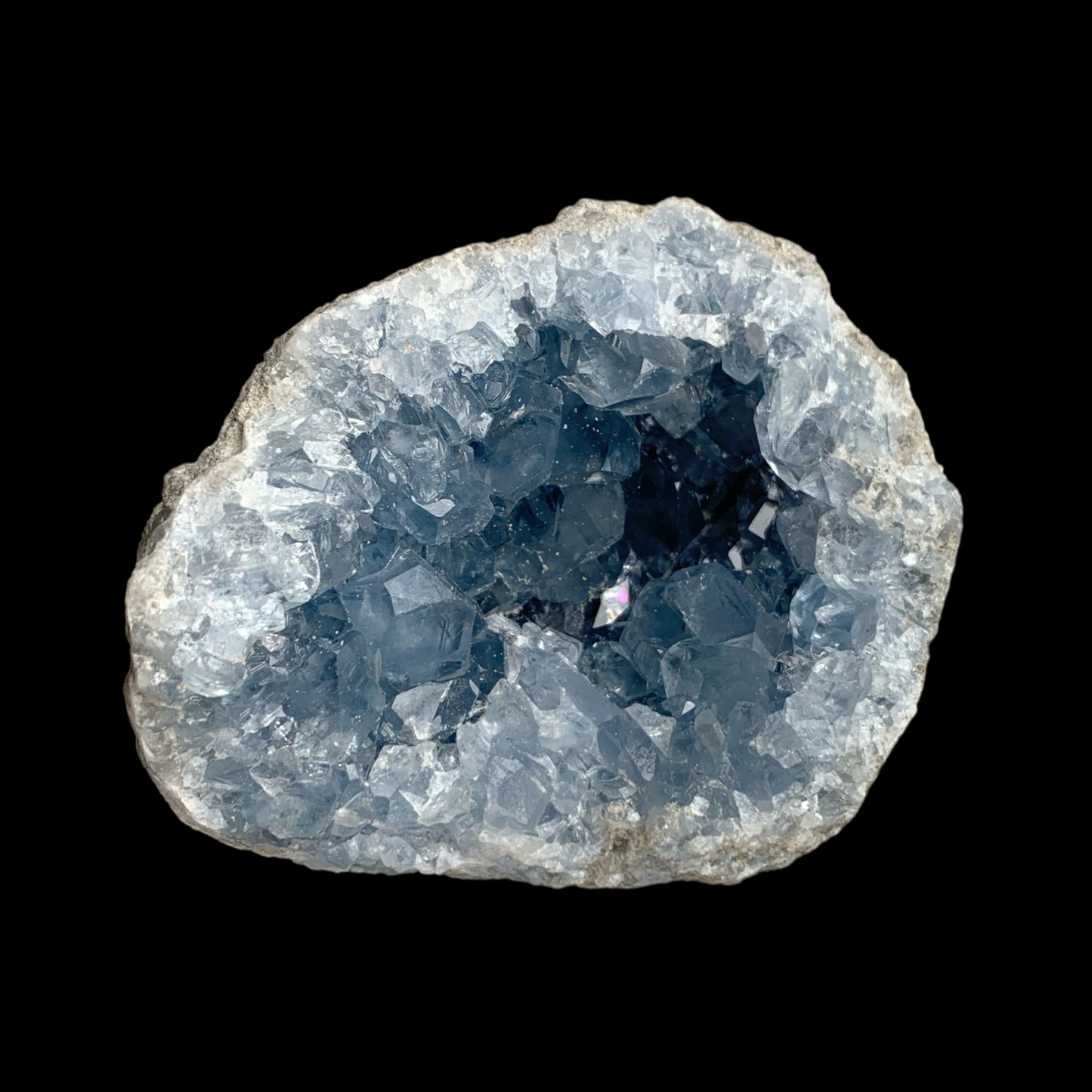 #1 Celestite Geode AAA Quality -341g - 3 x 2.25 inch - Madagascar