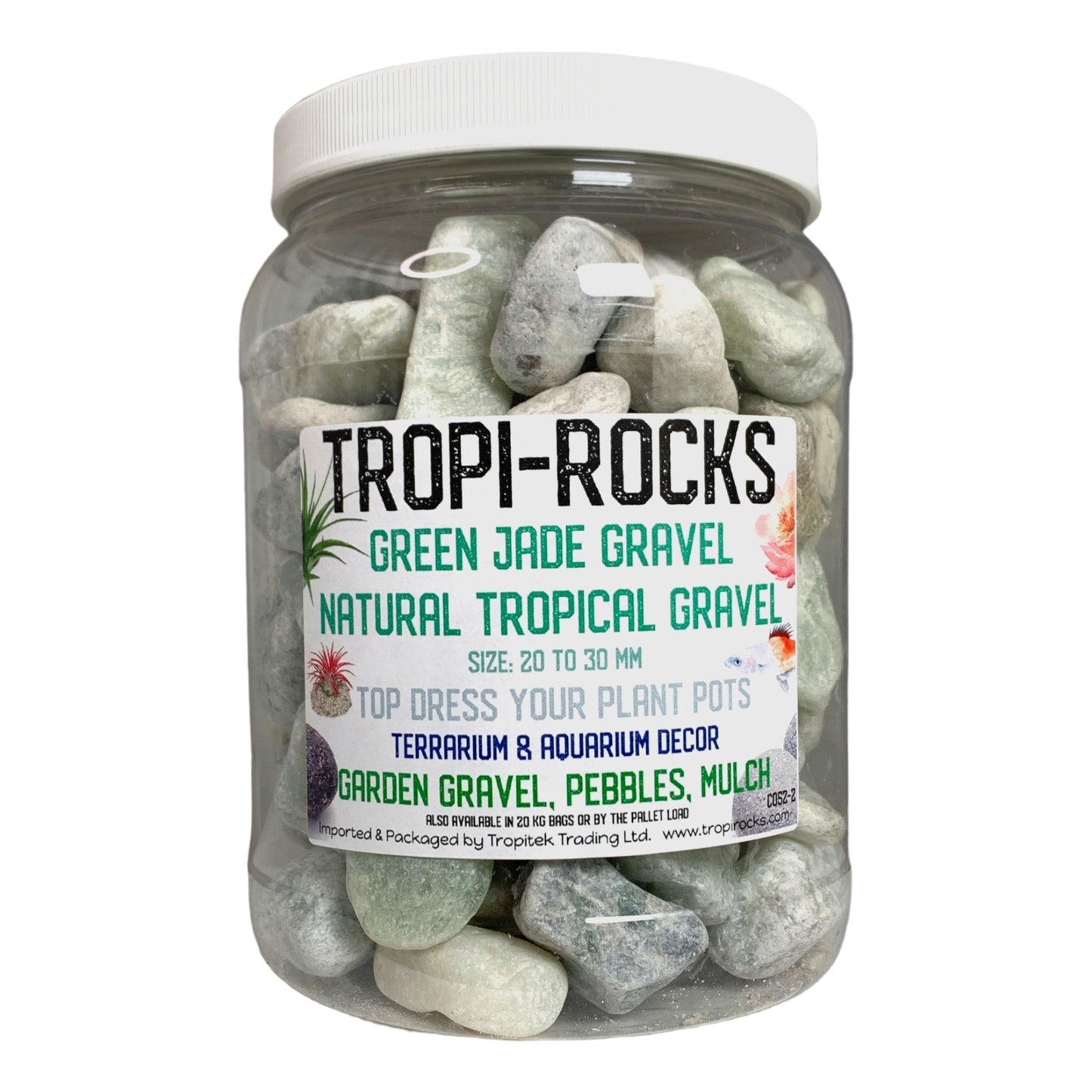 Green Jade Gravel 20-30MM - 2670g Average - Medium PB2 Jar