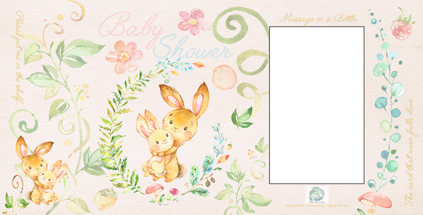 FROMME BOTTLE GREETING CARDS - BABY SHOWER - 29.5CM X 14.5CM - GIFT TAG