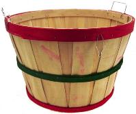 Free $150 - FULL BUSHEL BASKET RED & GREEN 17 DIA 11-5 DEEP