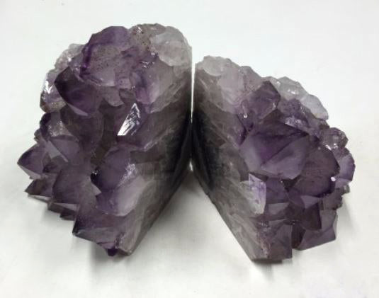 #1 Amethyst Bookends - Rough Edge - 2.5kg-5.5kg per pair - Price per gram - Brazil - NEW122