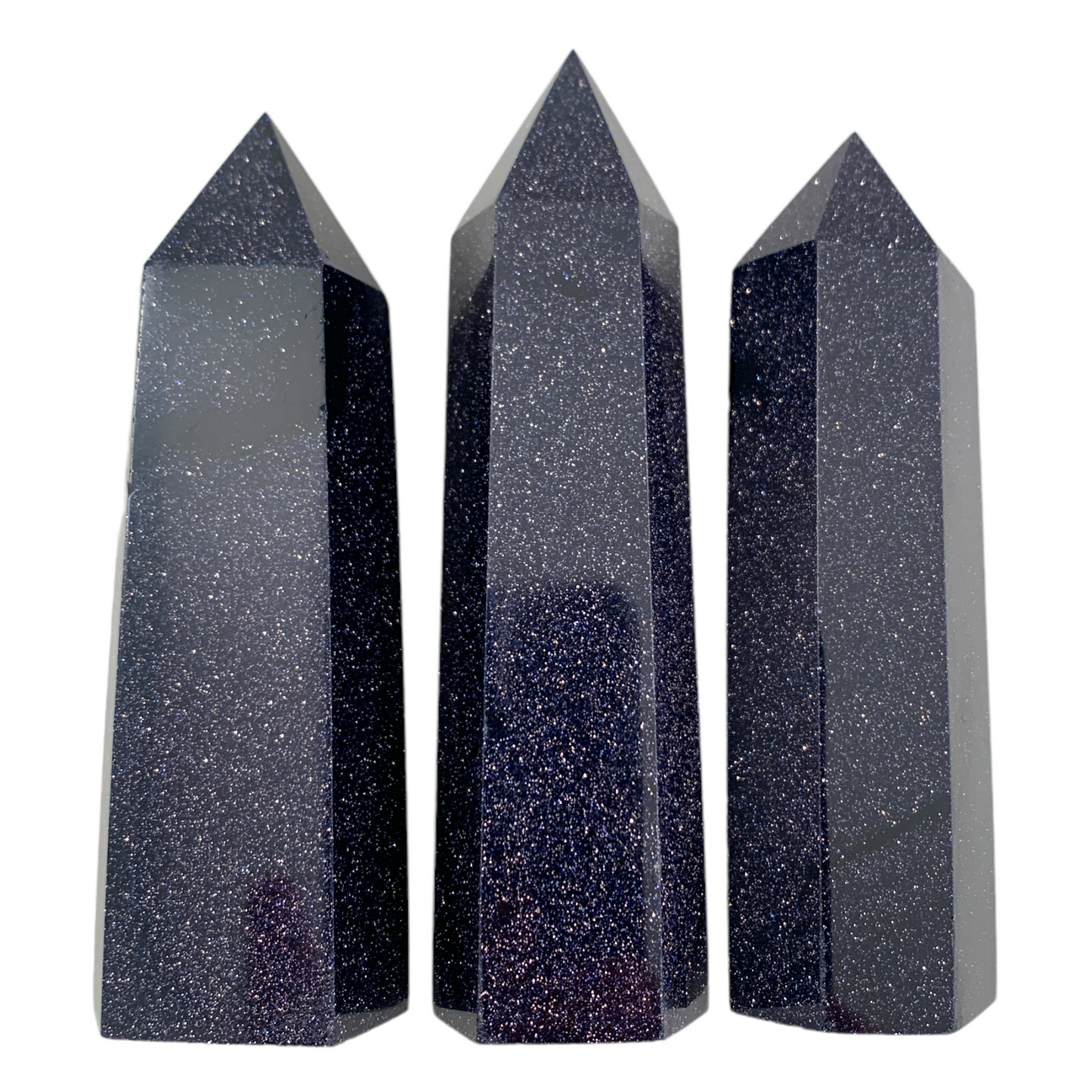 Blue Goldstone - 3 to 5 inch - Price per gram - China - NEW1122 - Polished Points