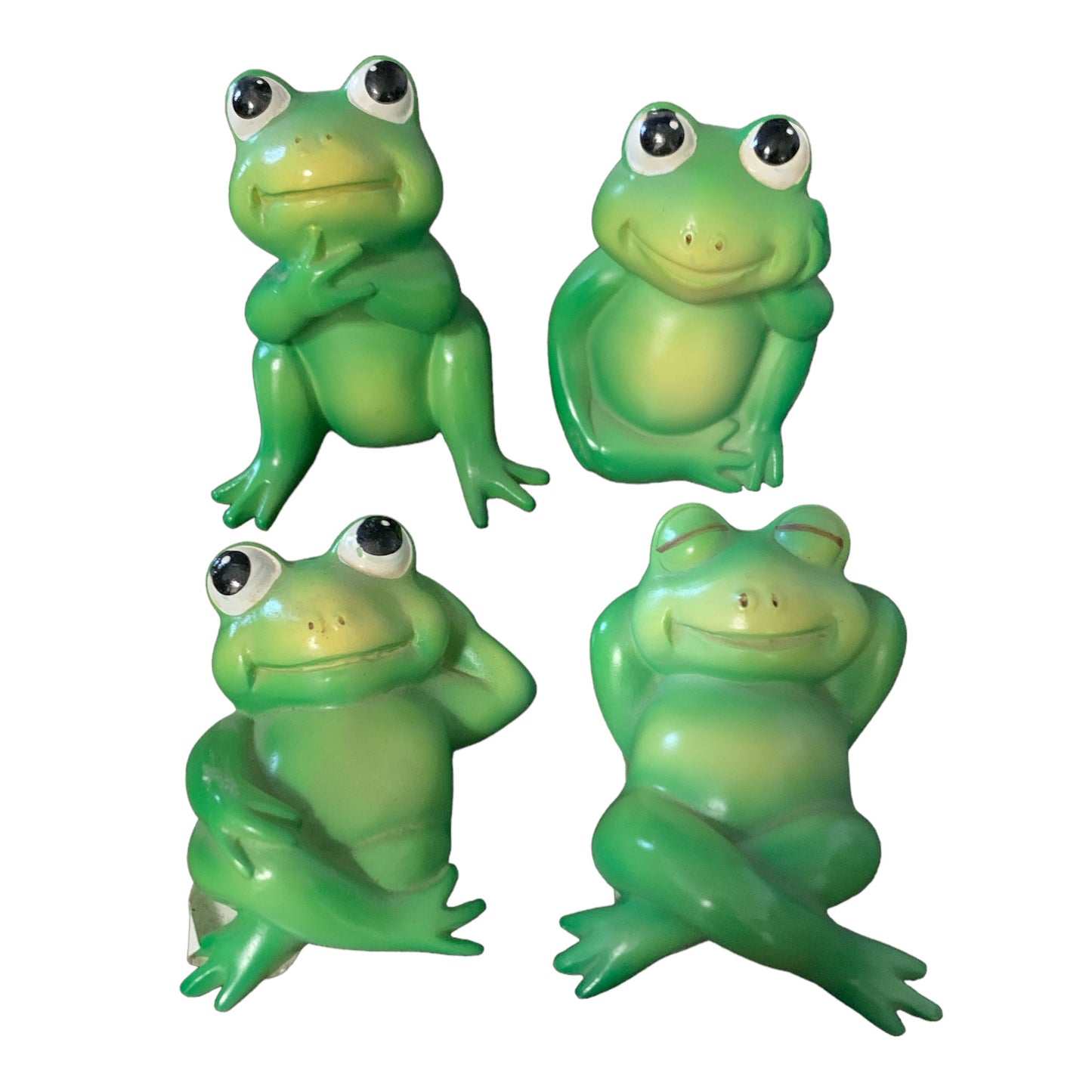 GREEN FROGS S/4 4 INCH