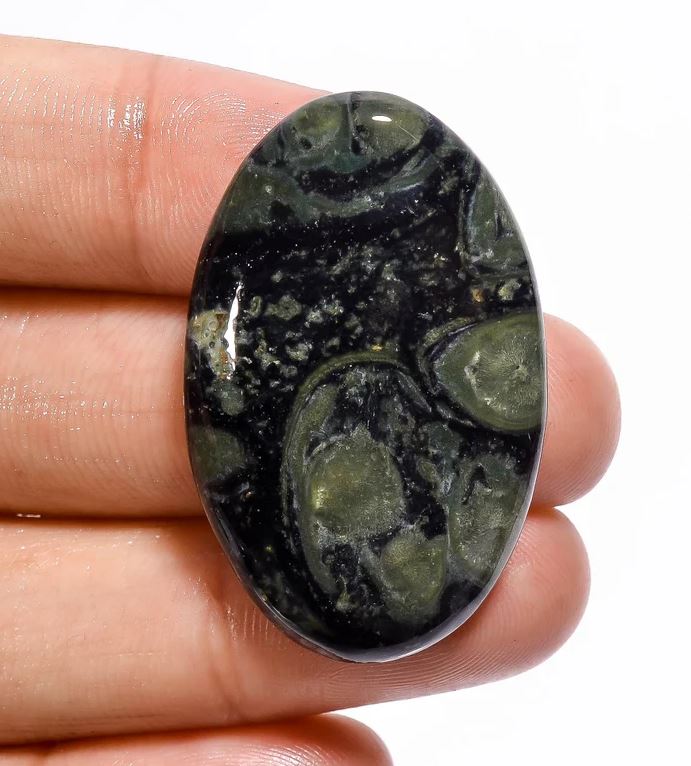 Galaxyite Cabochons - 30-40mm Long 15 grams - India - NEW1222
