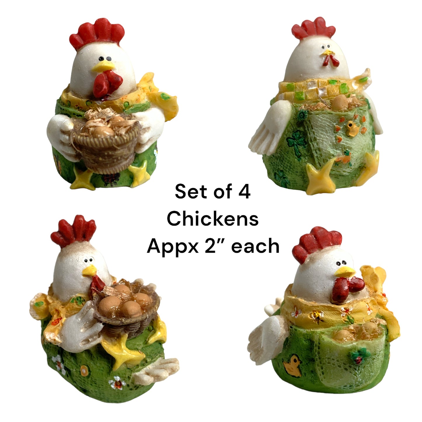 MINI CHICKENS S/4
