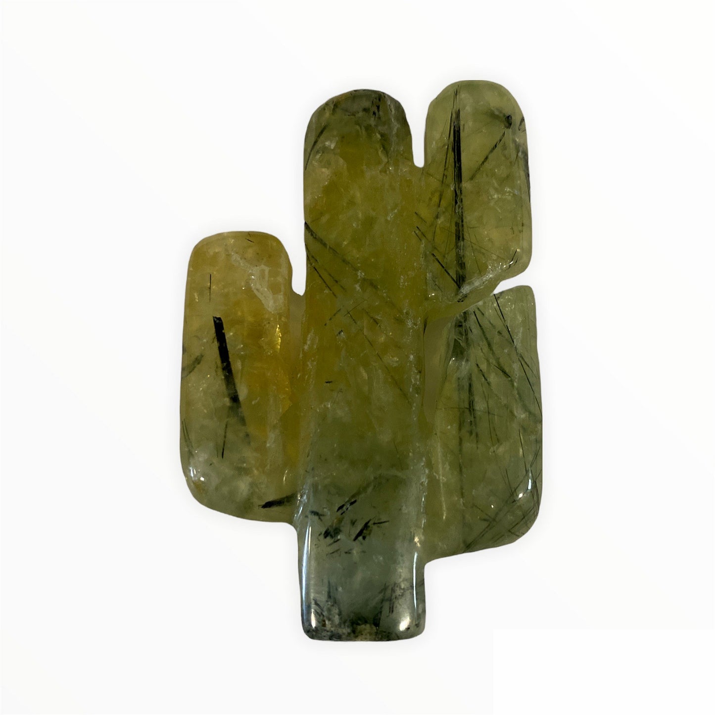 CACTI CACTUS - Green Prehnite - Small - Made in China - NEW722