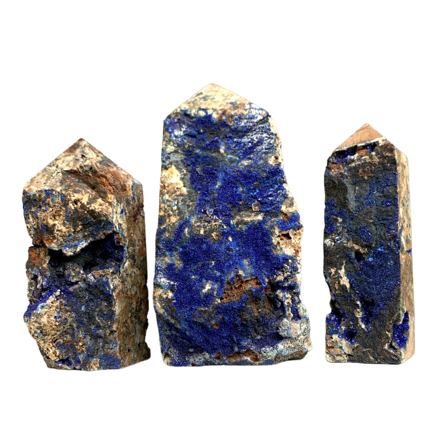 Azurite - 3.5 - 6 inch - Price per gram - NEW822 - Rough Towers (Towers and Points)
