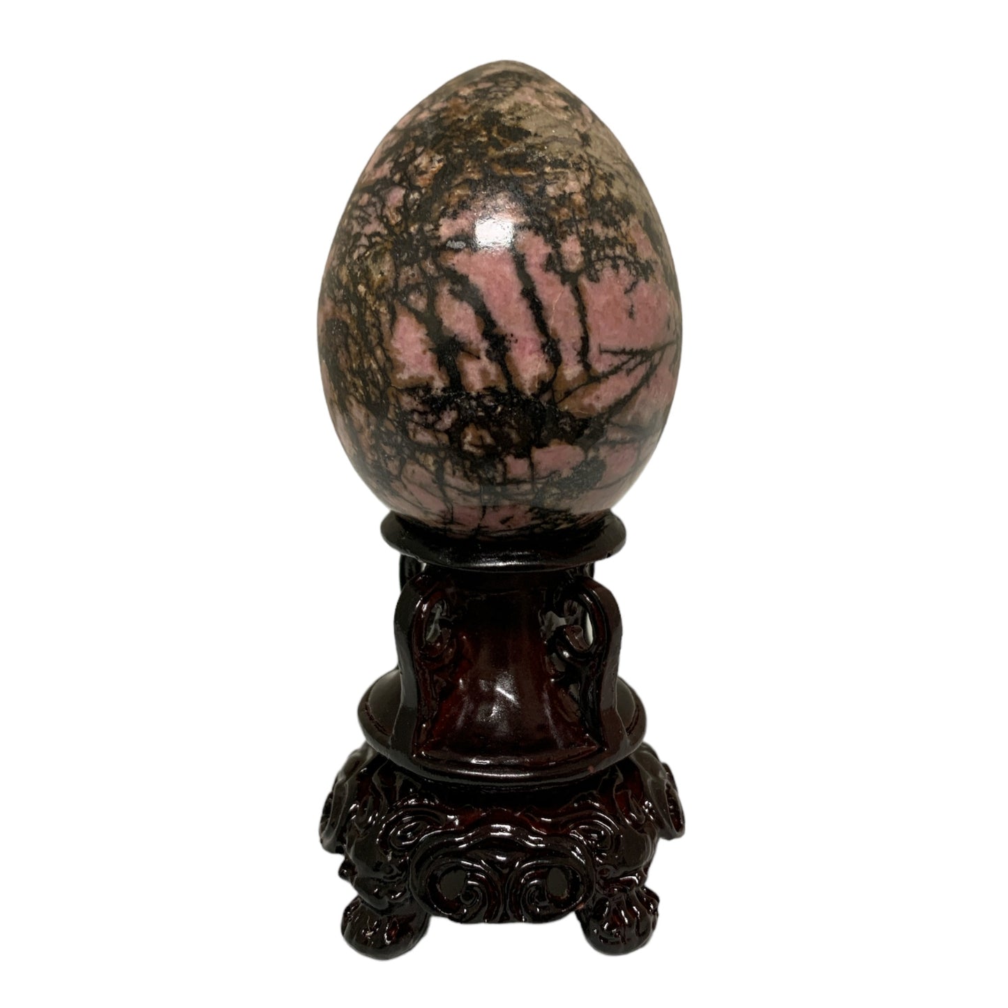 Rhodonite Eggs 45-70mm - Price per Gram - NEW1021