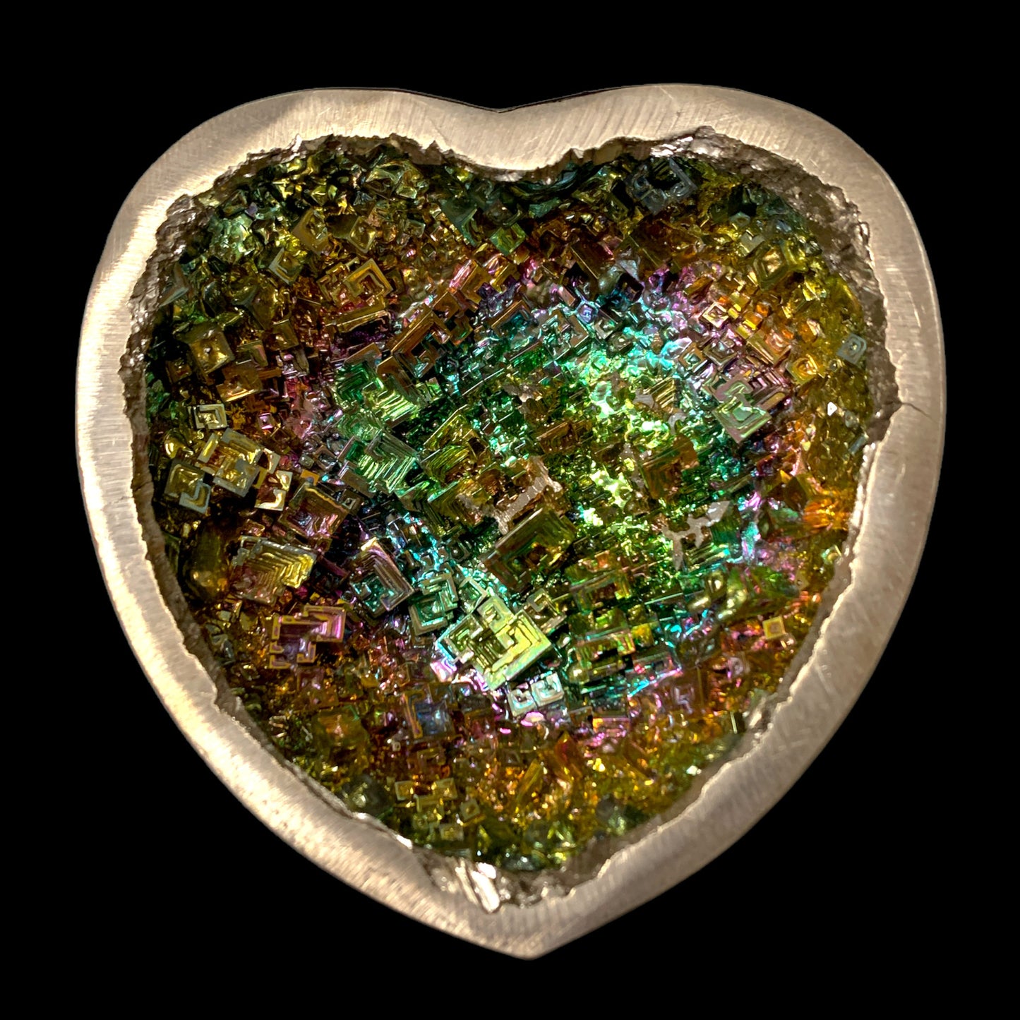 BISMUTH - Heart Shape Bowl - 4 to 5 inch - China - NEW722