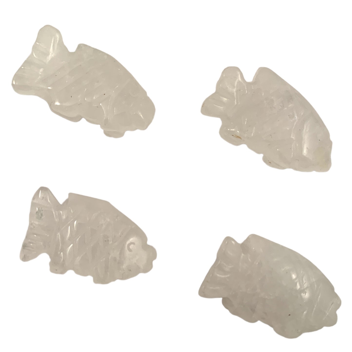Fish - Clear Quartz - Baby - 25mm - NEW1022