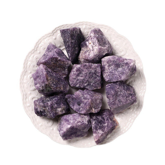 Lepidolite Chunks Raw Tumbles Stones 30-50mm - Sold by the Gram - CHINA - tumbling rock