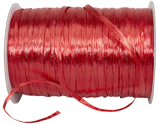 Pearlized Rayon Raffia - Imperial Red - 100 yards - Wraphia