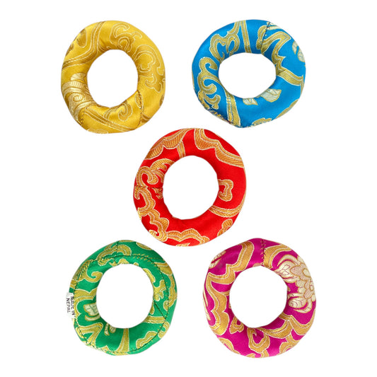 8 cm Singing Bowl Ring Cushion - Assorted Colours
