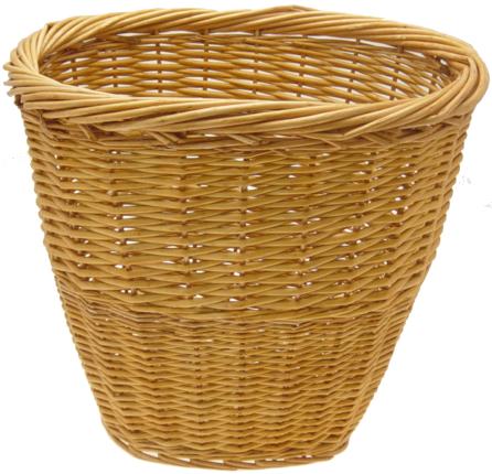 WILLOW OVAL BAGUETTE  BASKET  Honey BROWN 13 x 9.5 x 13.5 inches Deep