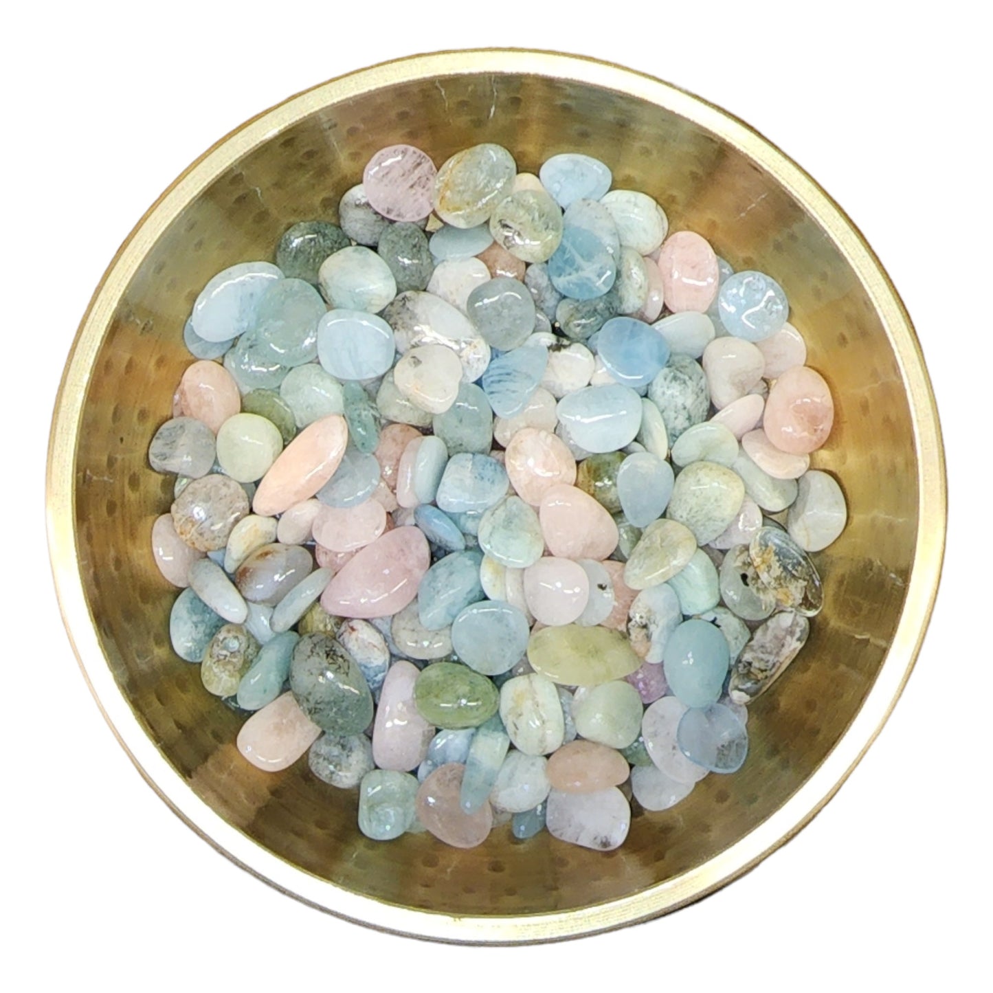 Morganite Tumbled Stones 10 to 20mm - 250 Grams - China -