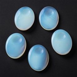 Opalite Worry Stones - 30-40mm Long - India - Synthetic