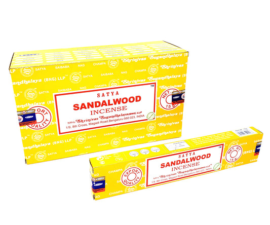 Satya Sandalwood 15 grams (12/box)