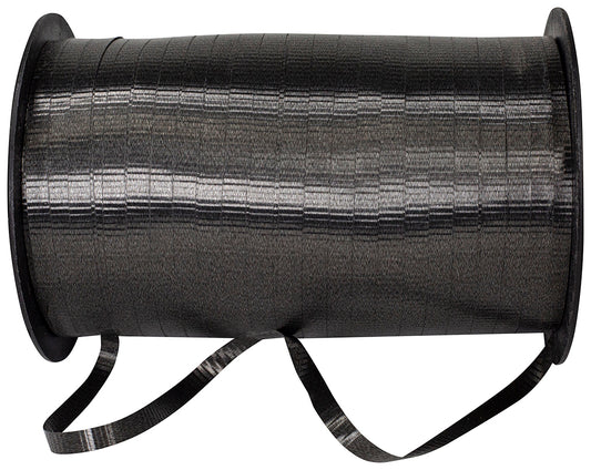 Reg. Curling Ribbon - Black Fiesta - 3/16 inches x 500 yards